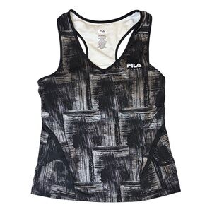 Fila Sport Women's Large Built-In Bra Athletic Tank Top, Racerback, Pocket